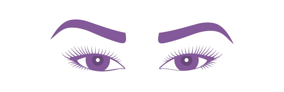 Illustration Showing Monolid Eyes