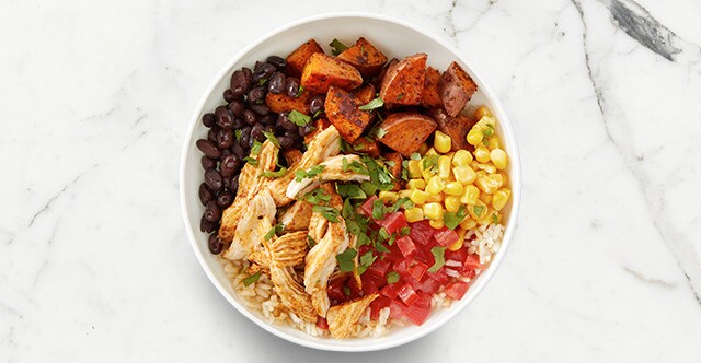 Slow Cooker Organic Chicken Taco Bowls