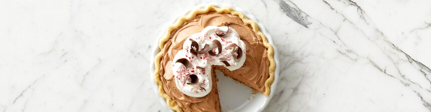 Peppermint French Silk Pie Recipe