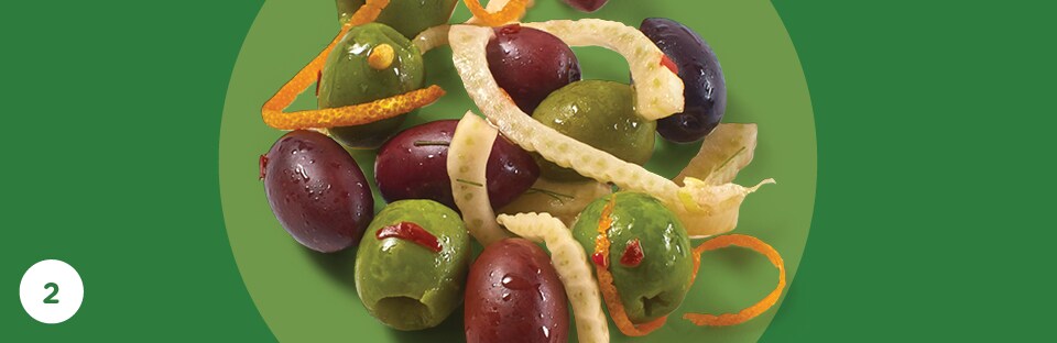 Marinated Olives with Fennel and Orange