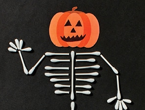 pumpkin skeleton