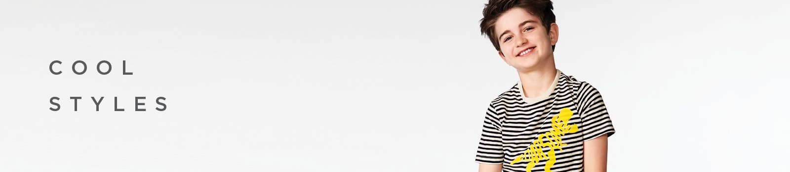 boy in graphic tee
