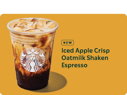 Iced Apple Crisp Oatmilk Shaken Espresso