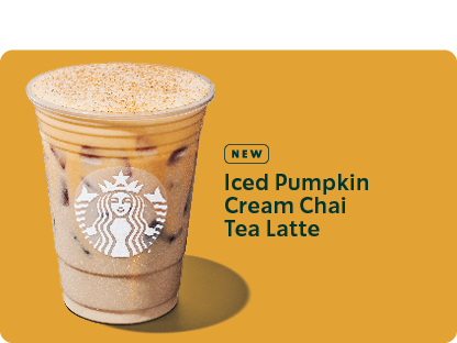 Iced Pumpkin Cream Chai Tea Latte