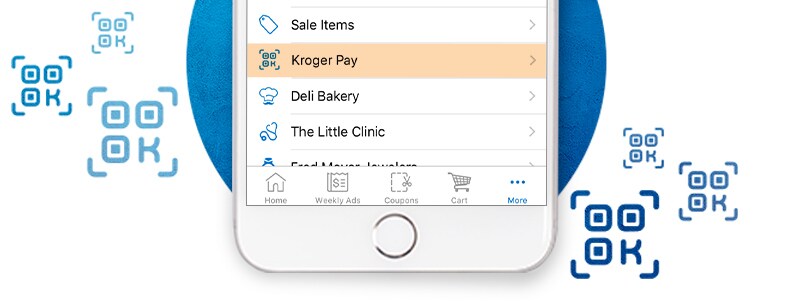 App Screen/Kroger Pay in More Menu