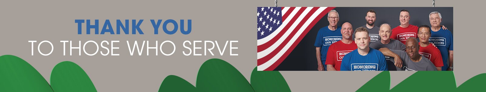 Thank You to Those Who Serve