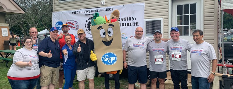 Kroger Veterans ARG donate tiny home to local veteran experiencing homelessness
