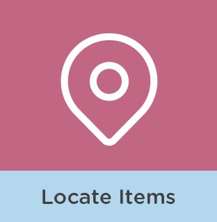locate items locate items